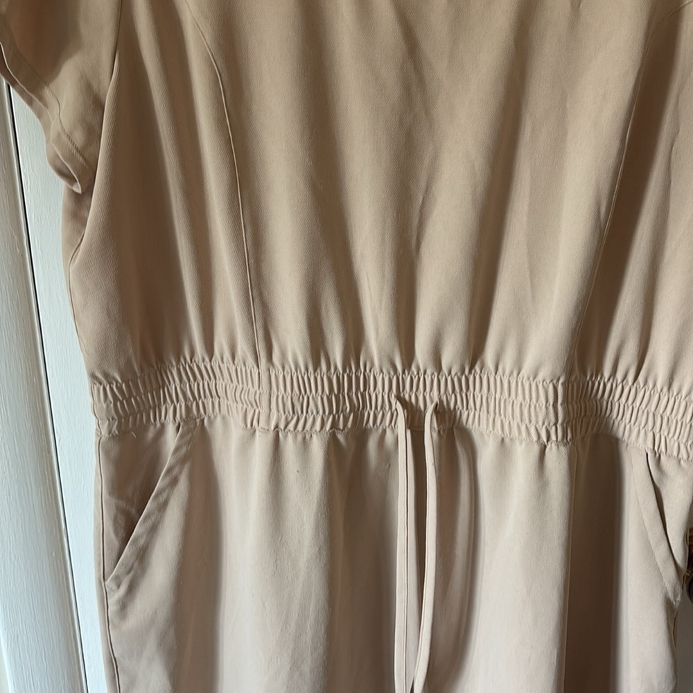 Elegant Tan Women's Dress - Picture 4 of 11